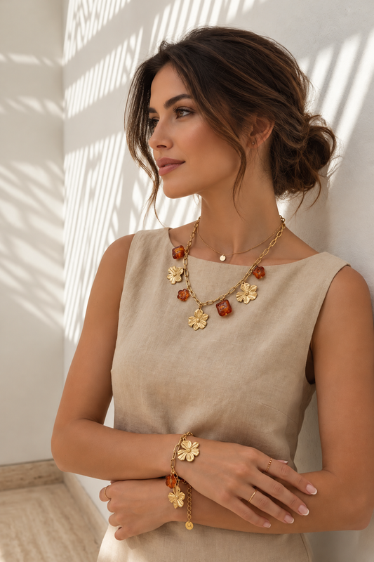 Collier Florélys d'Ambre