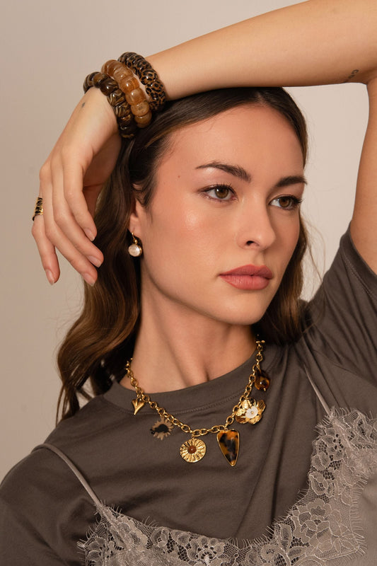 Collier Talisman d’Ambre Astrale