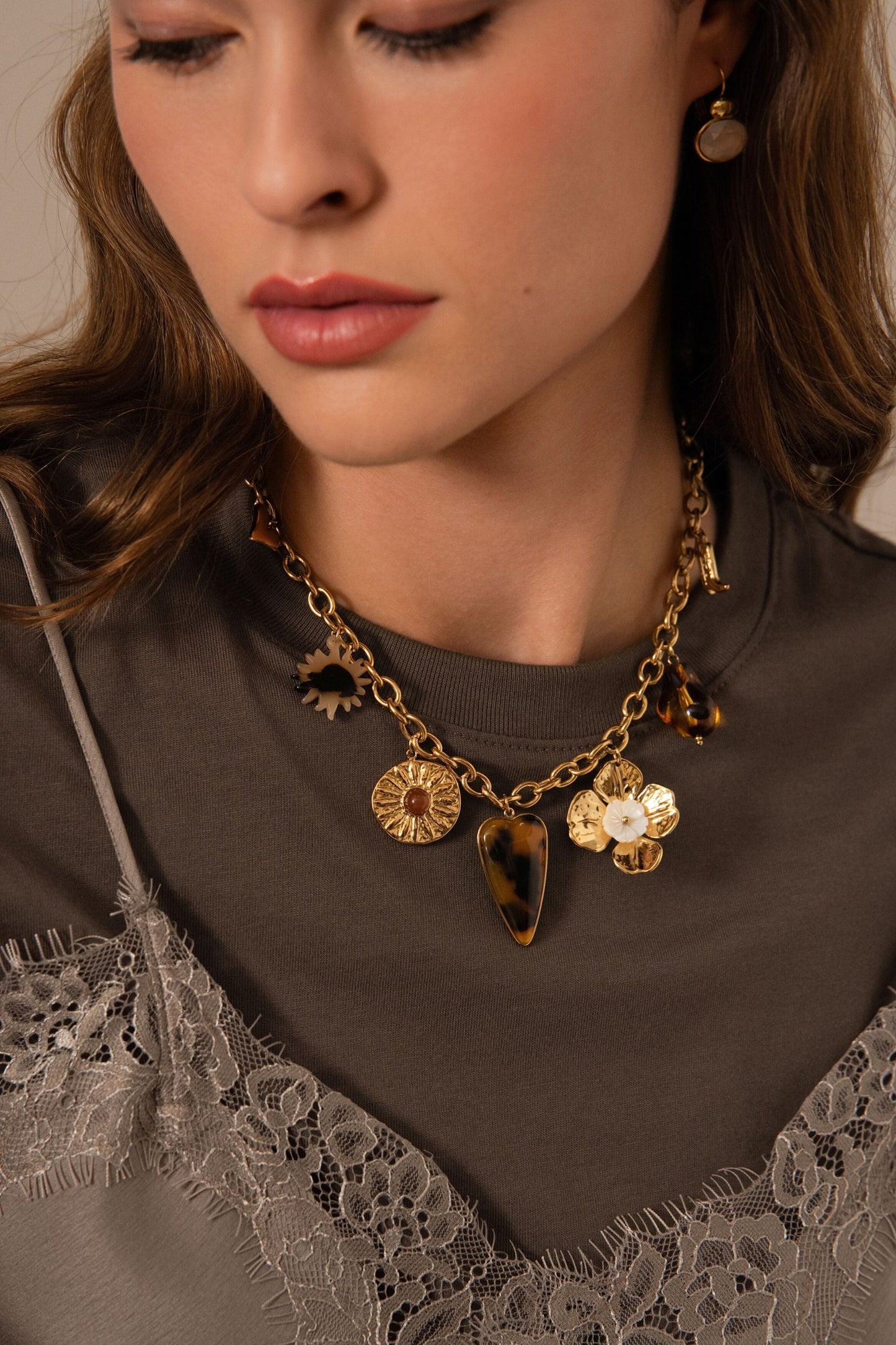 Collier Talisman d’Ambre Astrale