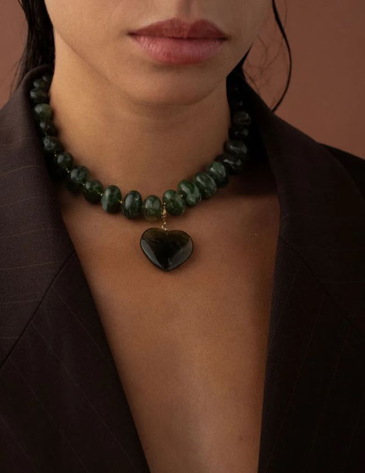 Collier Coeur sauvage